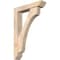 Ekena Millwork Legacy Slat Smooth Bracket w/ Offset Brace, Douglas Fir, 5 1/2"W x 26"D x 38"H BKT0604X26X38LEC06SDF - alternate 1
